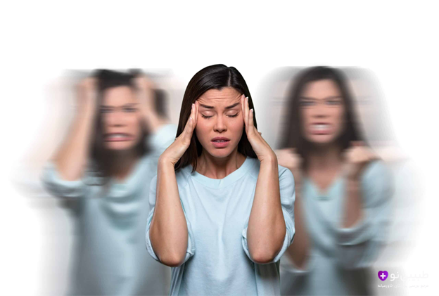 مایی از زنی در حال گریه و خشم همزمان، نشانه‌های شخصیت مرزی و بی‌ثباتی عاطفی