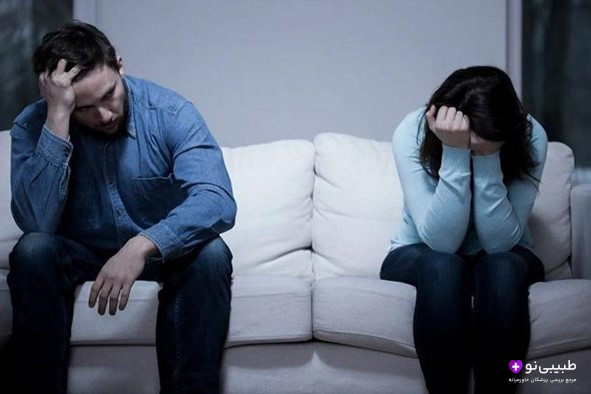 نمایی از زن و شوهری با تنش عاطفی، نشان‌دهنده تأثیر اختلال شخصیت مرزی بر ازدواج